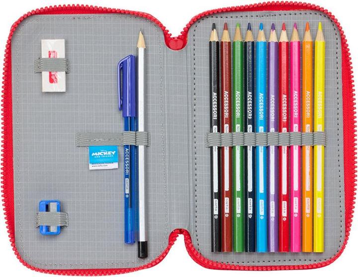 Produktbild Safta Mickey Mouse "Fantastic" - Etui inkl. Stifte, Spitzer und Radiergummi (28 Teile)