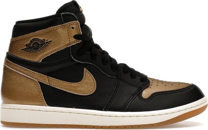 Image du produit Jordan 1 Retro High OG Black Metallic Gold (43)