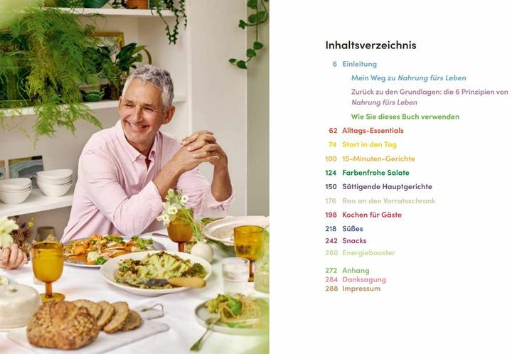 Produktbild Nahrung fürs Leben - Das Kochbuch (Deutsch, Tim Spector, Sara Riffel, Petra Huber, 2025)