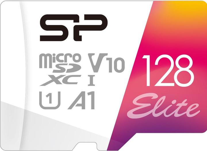 Produktbild Silicon Power memory card Elite Micro SDXC 128GB UHS-I A1 V10 (128 GB, microSDXC, U1, UHS-I)