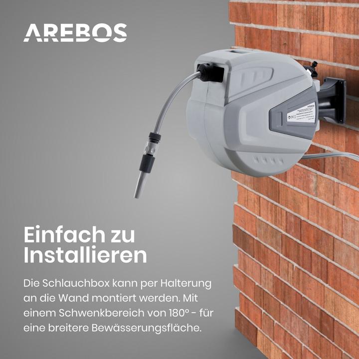 Actual product image Arebos Gartenschlauchaufroller (30 m)
