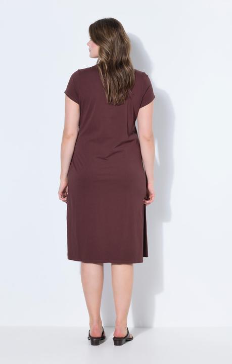 Image du produit Studio Untold Robe midi en jersey évasée, drapé (42)