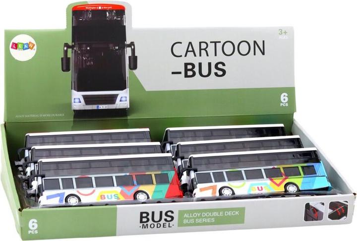 Produktbild Lean Toys Doppeldeckerbus mit Licht- und Sound-MIX-Antrieb