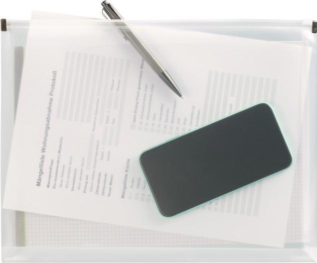 Produktbild Kolma Dokumententasche Easy A6 mit Zippverschluss (A6, 1 x)