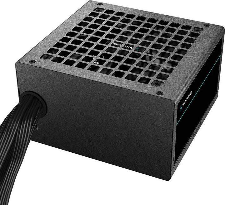 Actual product image Deepcool PF550 550W 80 PLUS Standard PSU, ATX12V V2.4, Black (550 W)