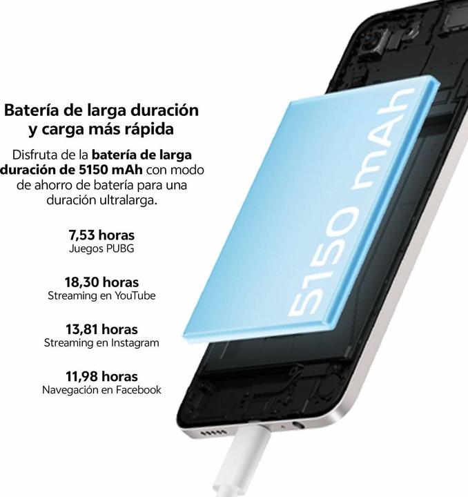 Actual product image Vivo Y19S, 6/128, 4G, sw (128 GB, Glossy Black, 6", Dual SIM, 4G)