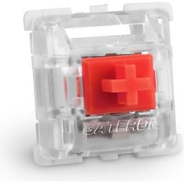 Sharkoon Keycaps Kailh Box für mechanische Tastaturen, Maus + Tastatur Zubehör, Rot, Weiss