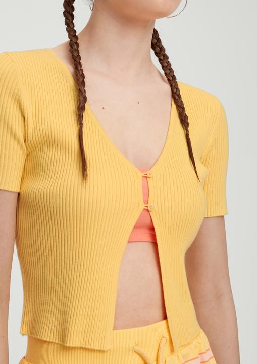 Actual product image s.Oliver Strickjacke Top mit Rippstruktur (XL)