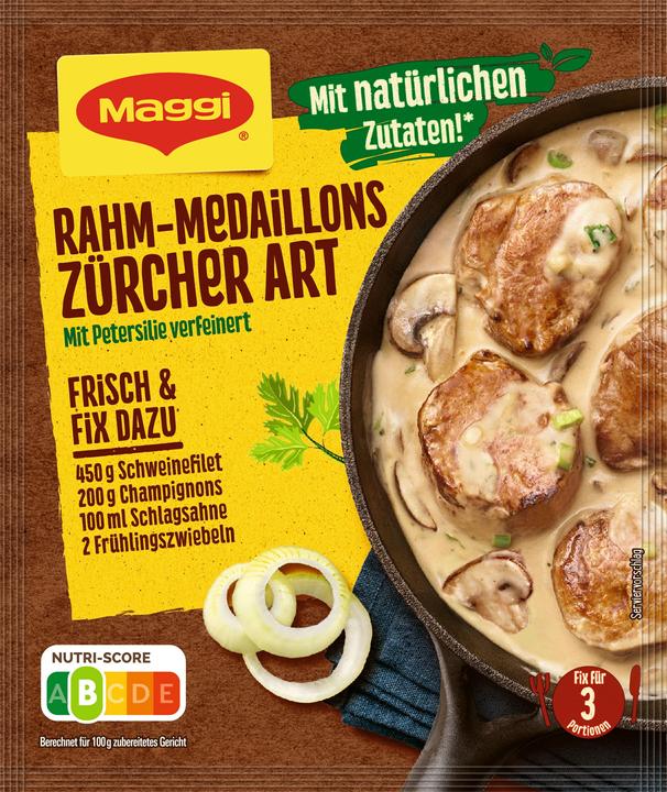 Immagine prodotto Maggi FIX medaglioni in crema stile Zurigo (37 g)