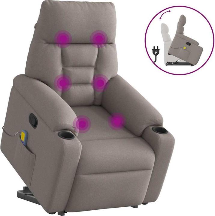 Produktbild vidaXL Massagesessel mit Aufstehhilfe