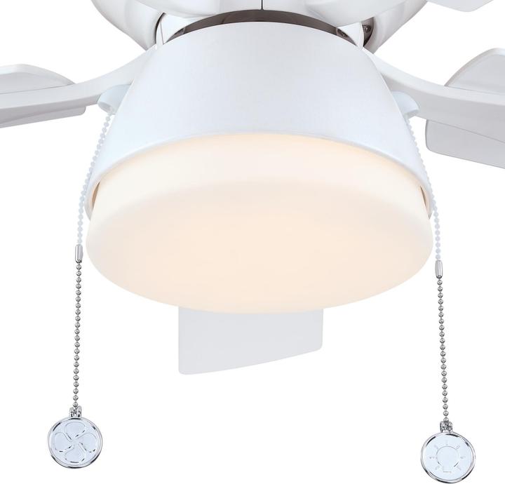 Produktbild Westinghouse Outdoor Deckenventilator Nevada Weiss mit Licht (51 dB)