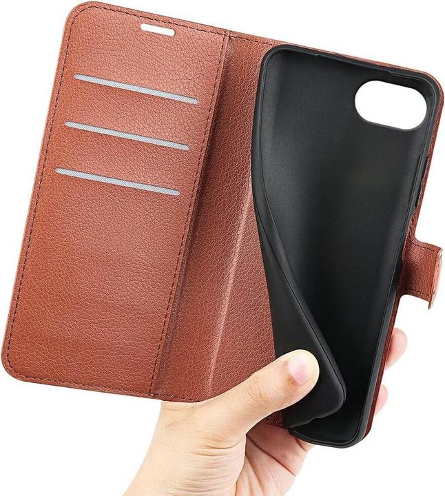 Produktbild Cover-Discount iPhone 16e - Leder Etui Hülle (Apple iPhone 16e, Apple iPhone 17e)