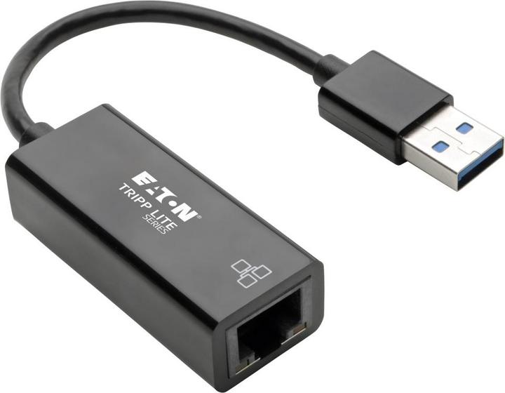 Eaton TRIPPLITE USB 3.0 to Gigabit Ethernet NIC Network Adapter 10/100/1000Mbps Black (USB 3.0, RJ45 (1x))
