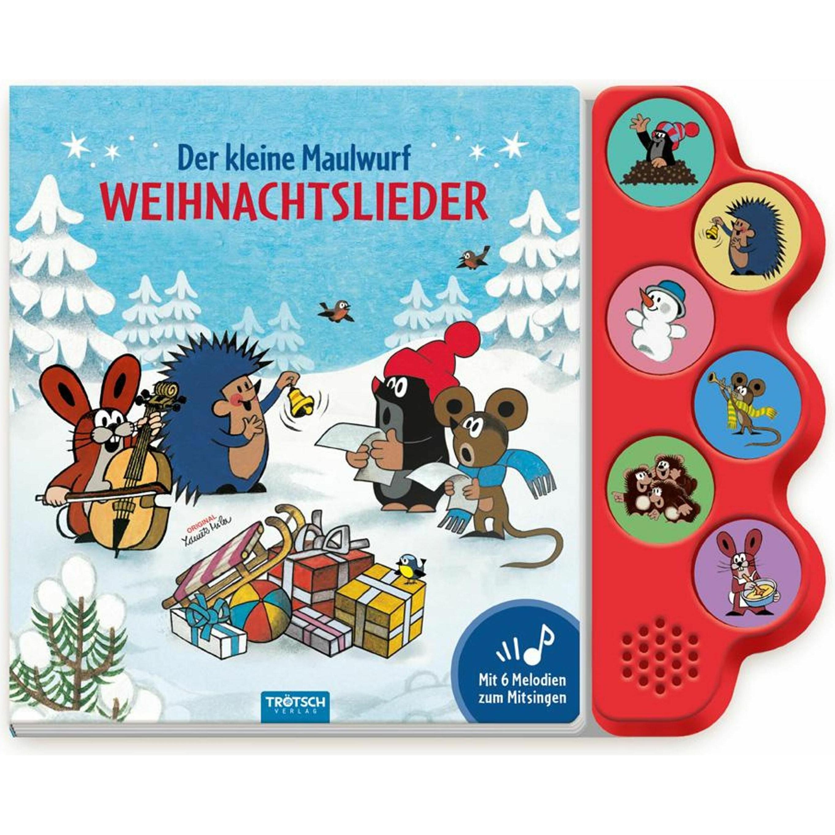 Trötsch, Libro bebè, Der kleine Maulwurf - Weihnachtslieder (Soundbuch) (Tedesco)