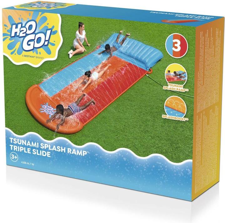 Image du produit Bestway Tsunami Splash Ramp Triple Slide (4.88 m)