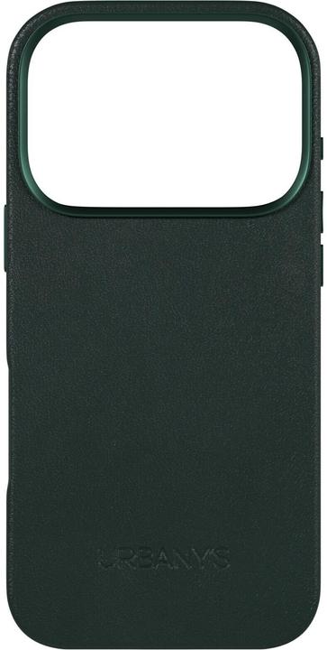 Produktbild Urbany's MagSafe Backcover aus veganem Leder Petrol (Apple iPhone 17 Pro)