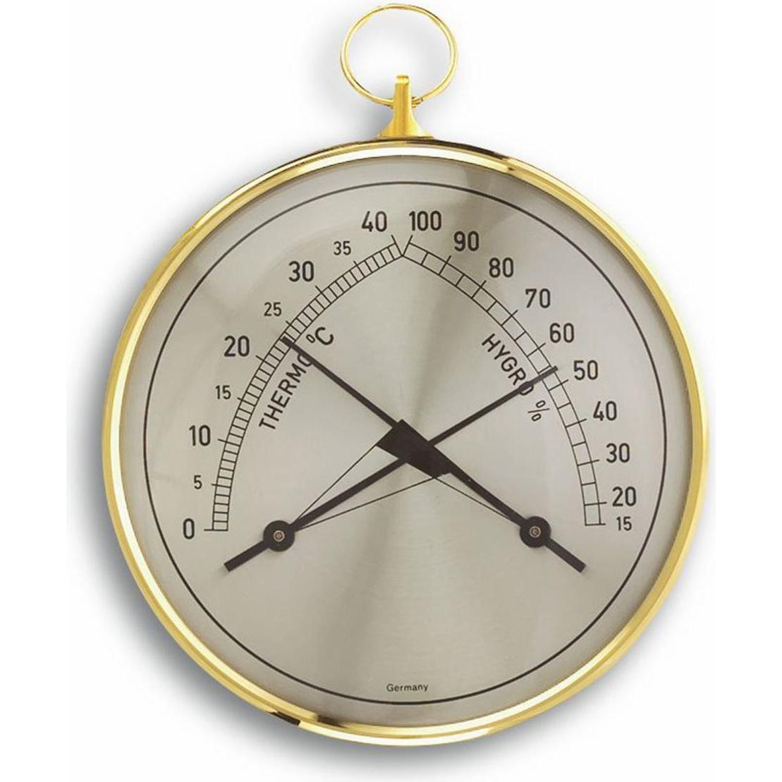 TFA Thermo-Hygrometer, Thermometer + Hygrometer, Gold, Silber