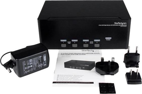 Produktbild StarTech 4 Port Dvi USB Kvm Switch