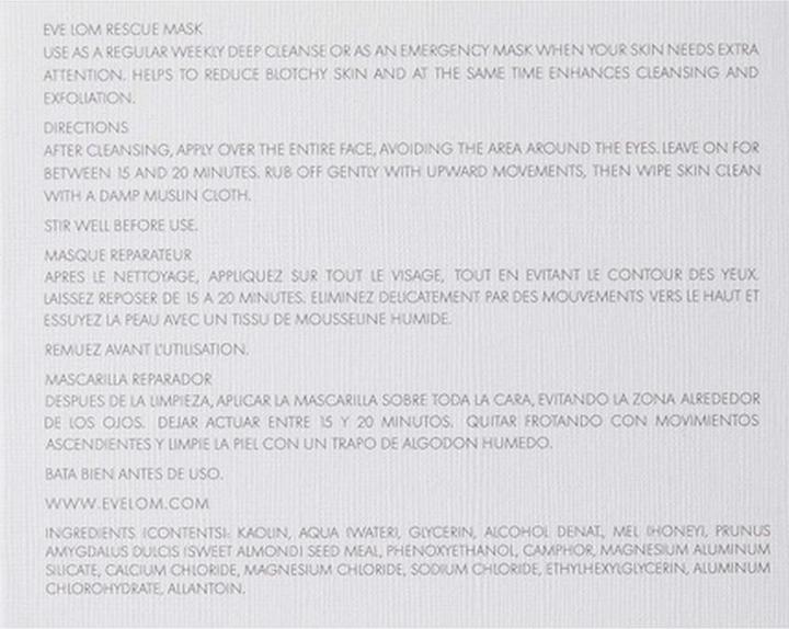 Image du produit Eve Lom Rescue (100 ml)