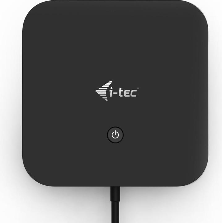 Actual product image i-tec Dual DP USB-C Power Delivery 4k Dock (USB-C, 3 Ports)