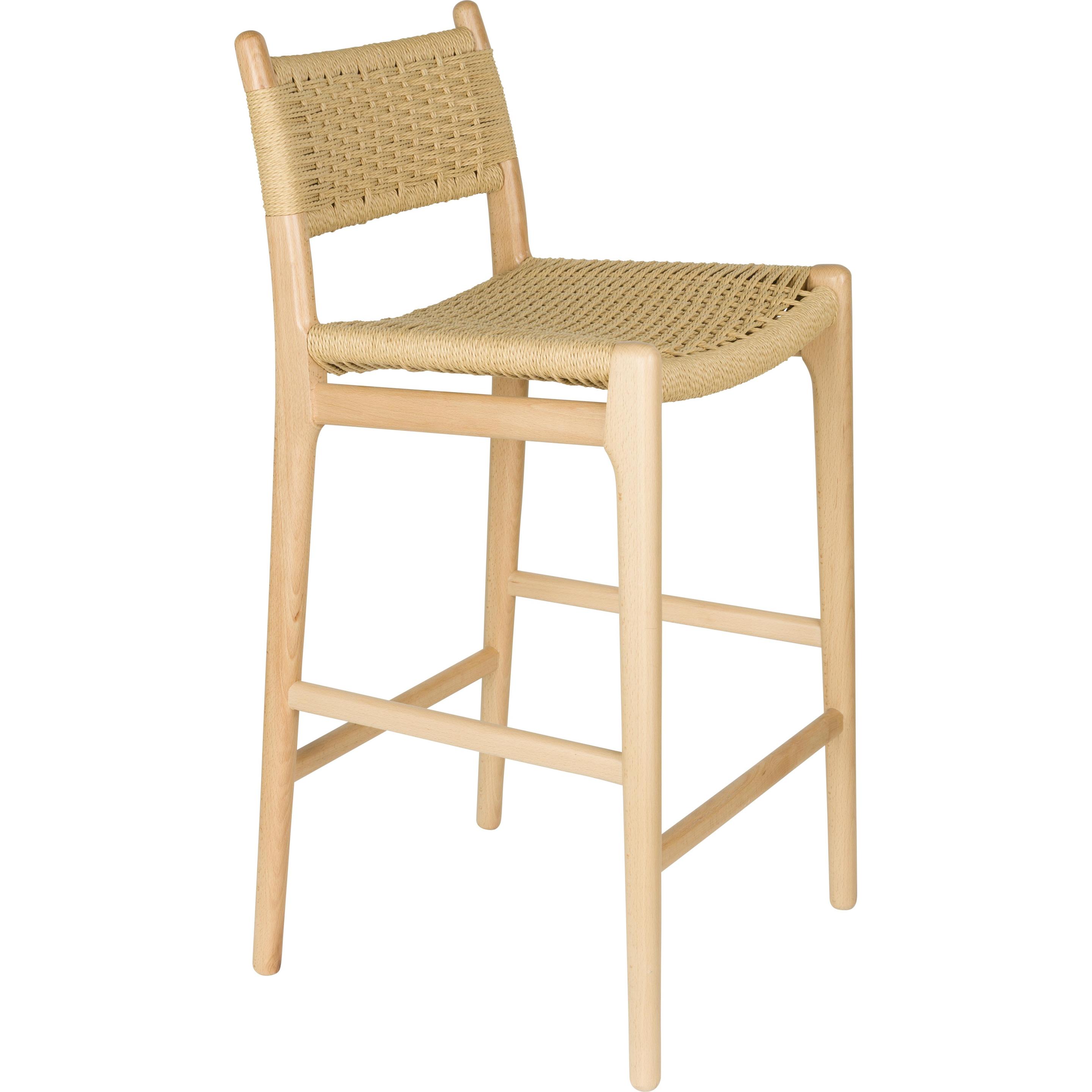 Dutchbone, Sgabello da bar, Counter Stool Cecile Natural