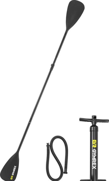 Actual product image Gymrex Inflatable paddle board - inflatable - 105 kg - light blue- double chamber - 302 x 81 x 38 cm (10'10")