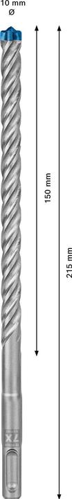 Actual product image Bosch Professional Zubehör EXPERT SDS plus-7X hammer drill, 10 x 150 x 215 mm (10 millimetres)