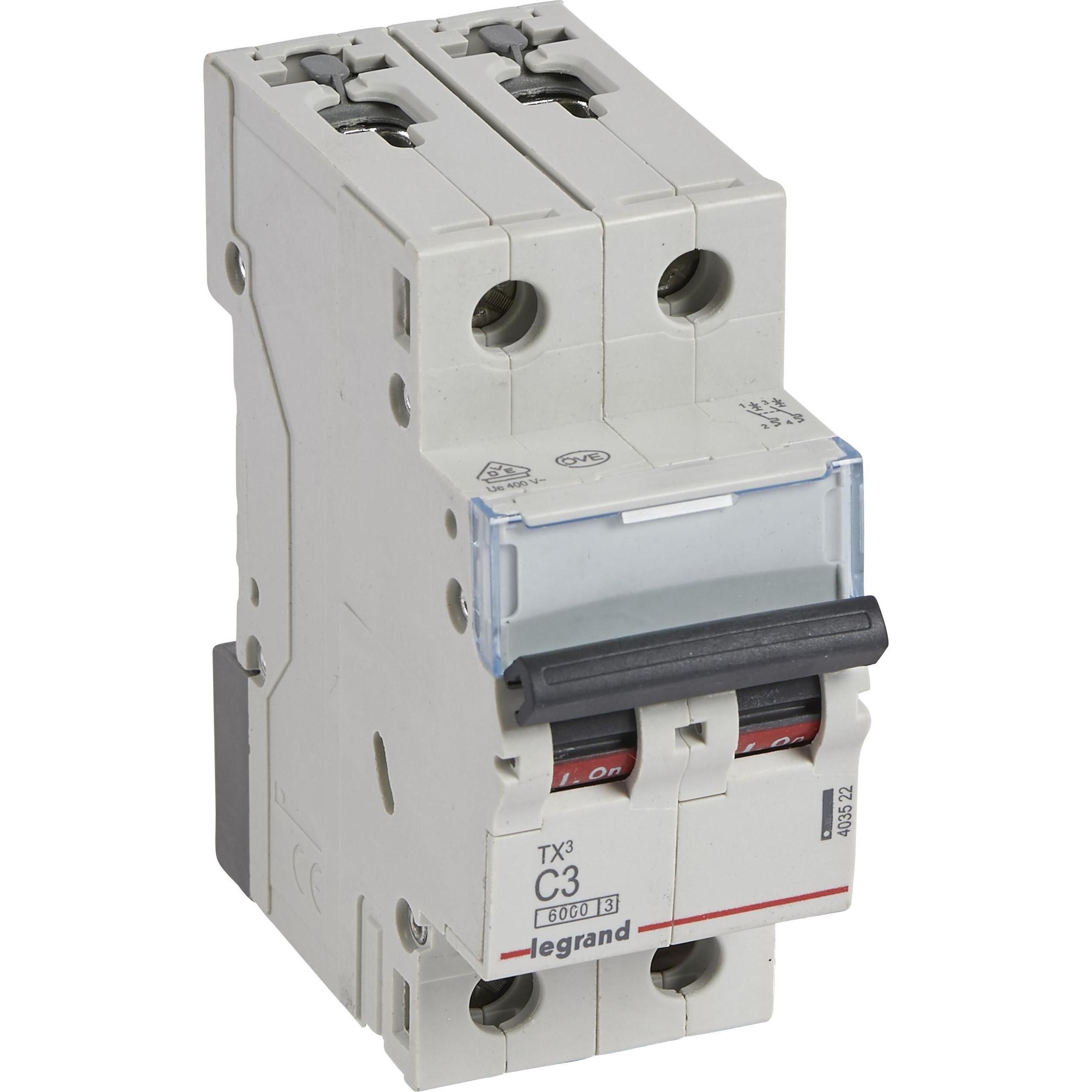 Legrand, Schutzschalter, 403522 Leitungsschutzschalter 3 A 400 V/AC