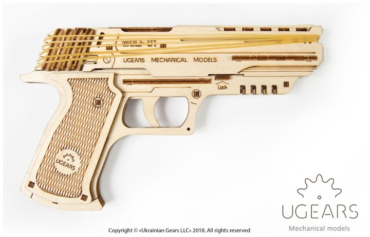 Actual product image Ugears Small firearm