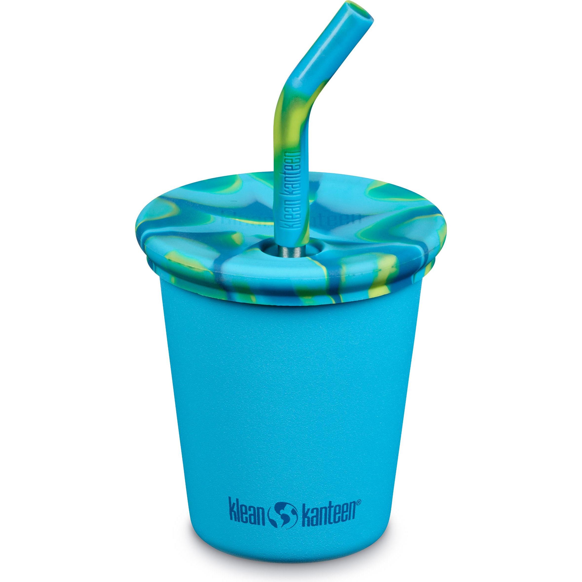 Klean Kanteen, Kindergeschirr + Kinderbesteck, Kid's Kanteen Steel Cup Straw Lid