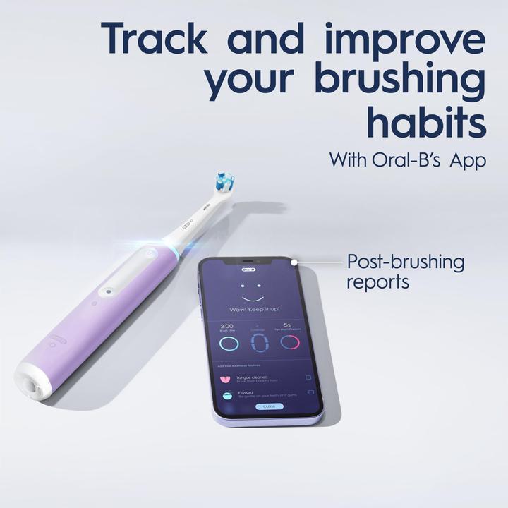 Image du produit Oral-B iO 4S Brosse à dents vibrante adulte Lavande