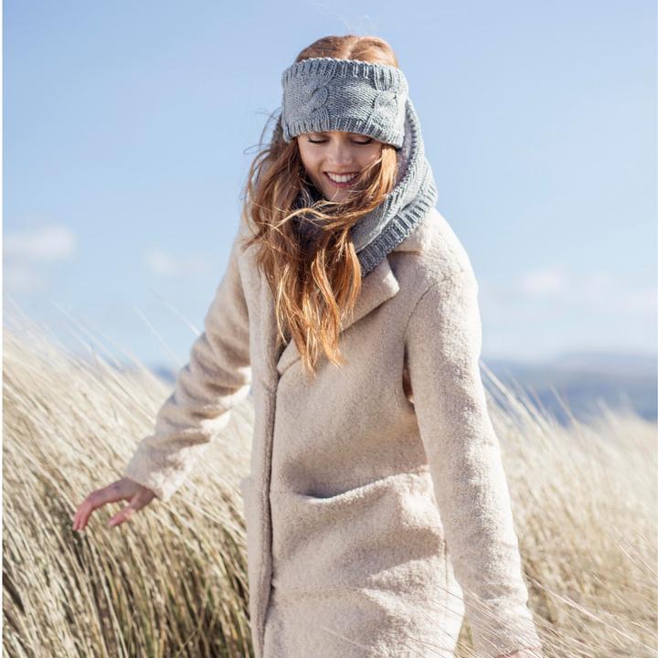 Actual product image Heat Holders Thermo Winter Stirnband mit Fleece Innen Stricken