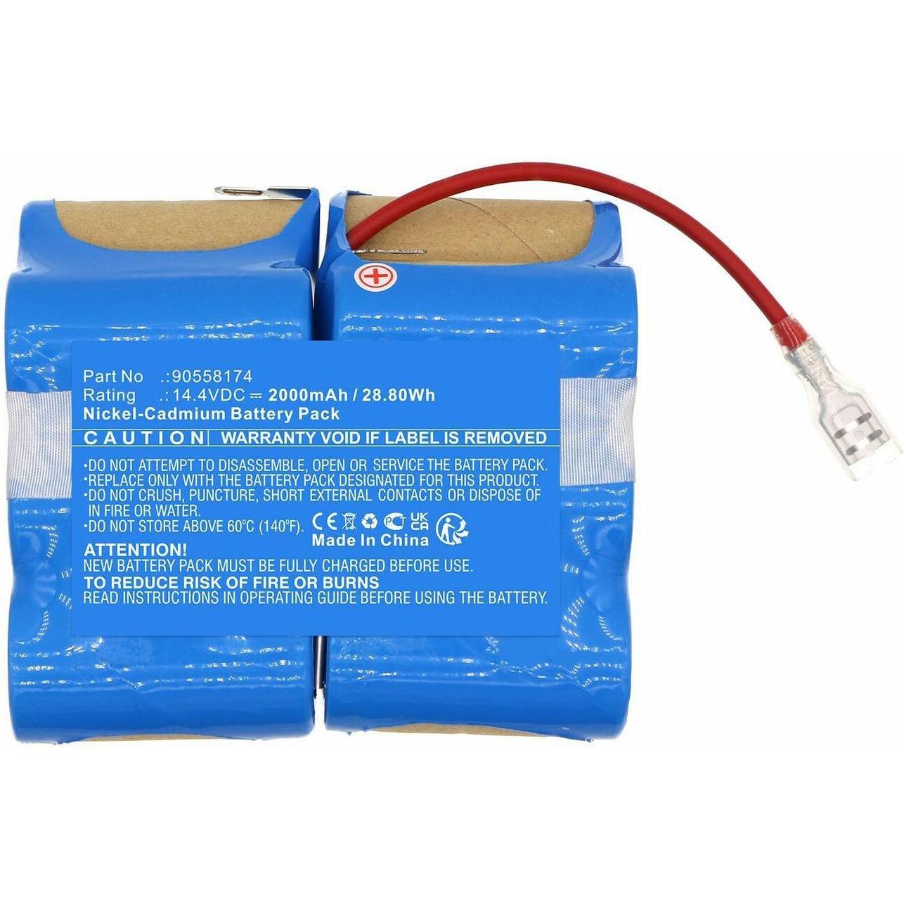 CoreParts, Werkzeugakku + Ladegerät, Battery for Black&Decker
