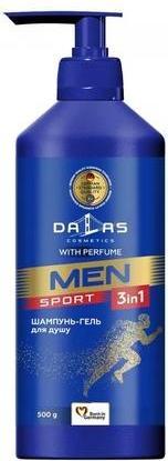 Produktbild Dalas Dalasmen 3 In 1 Duschgel für Gesicht, Körper und Haar Sport 500ml (500 ml)