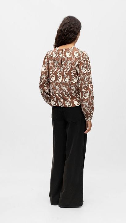 Image du produit Object Gemusterte Bluse (38)