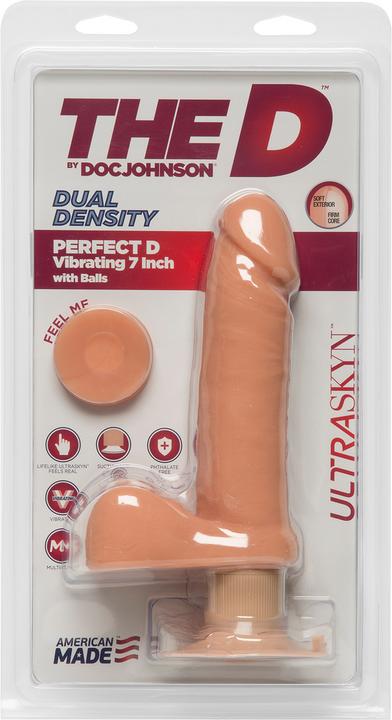 Produktbild Doc Johnson The D - Perfect D with Balls Vibrating