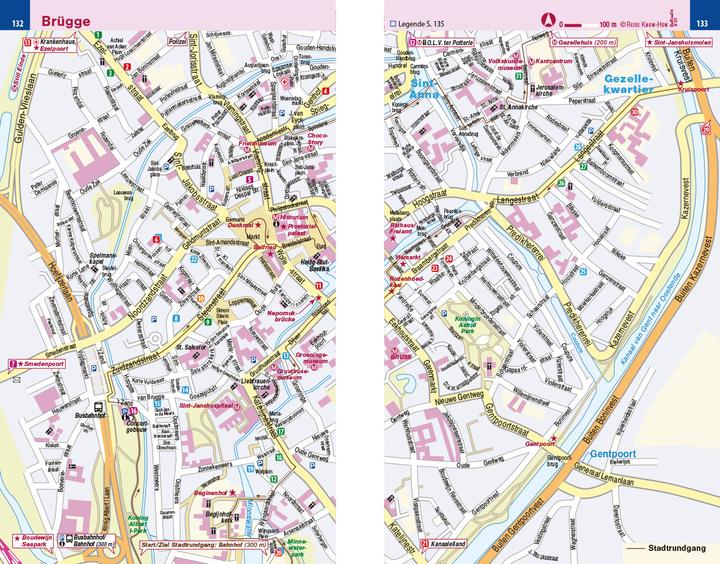 Actual product image Reiseführer Belgische Küste – Westflandern mit Brügge (German, Günter Schenk, 2024)