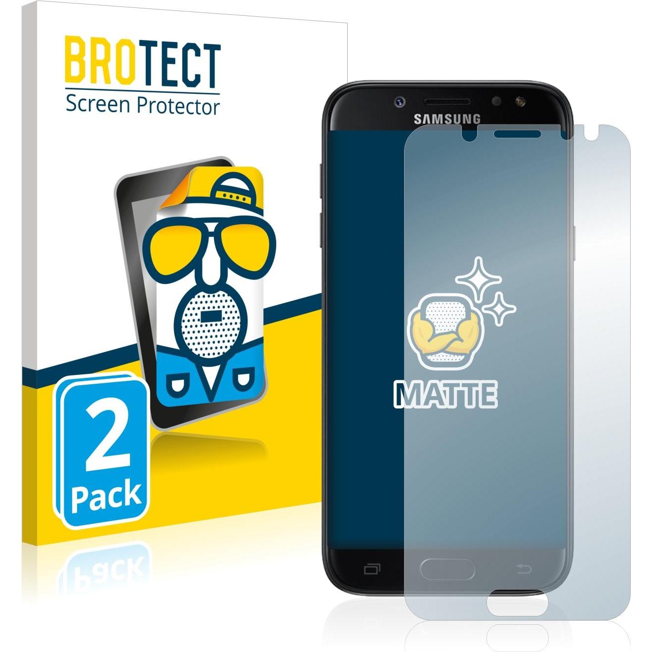 BROTECT Pellicola protettiva antiriflesso opaca (2 pz., Samsung Galaxy J5 (2017)), Pellicola protettiva smartphone, Grigio