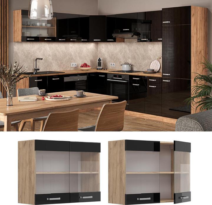 Produktbild Vicco Küchenglasschrank R-Line (80 x 31 x 60 cm)