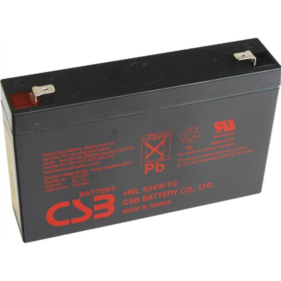 CSB Battery BleiAkku HRL 634W (6 V, 5700 mAh)