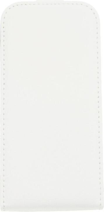 Actual product image OEM Slim leather Flip Case Galaxy S4 mini - White (Samsung Galaxy S4 mini, Samsung Galaxy S4 Zoom)