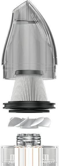 Produktbild Usams Składany Mini Odkurzacz bezprzewodowy YAJ series czarny/black XCQZB25901 (US-ZB259)