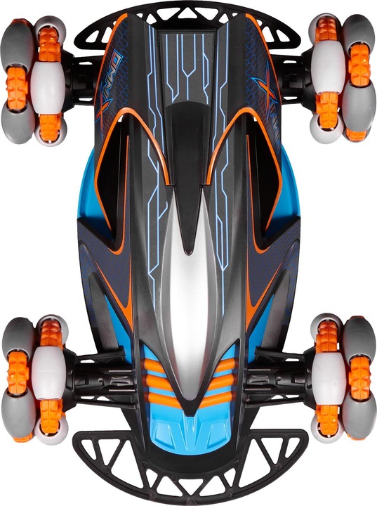 Immagine prodotto Nikko 10051 Omni X, telecomando RC Car, auto da corsa fino a 14 km/h, ruote multidirezionali per...