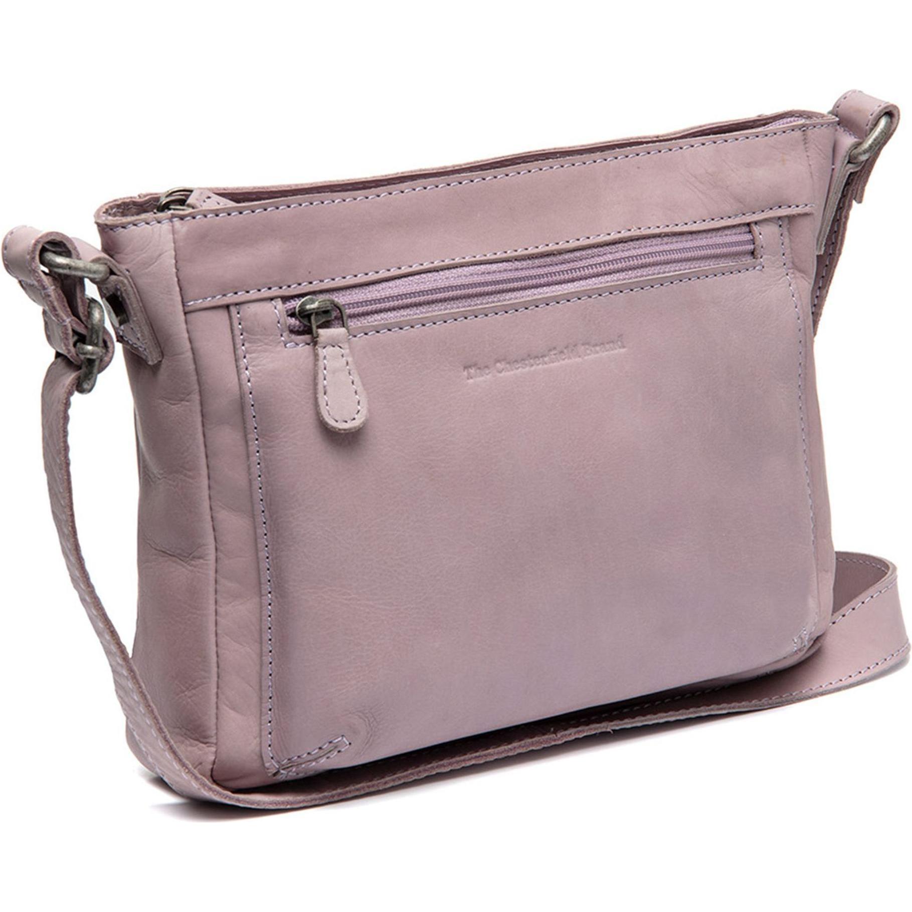 The Chesterfield Brand, Handtasche, Aston Umhängetasche Leder 25 cm, Violett