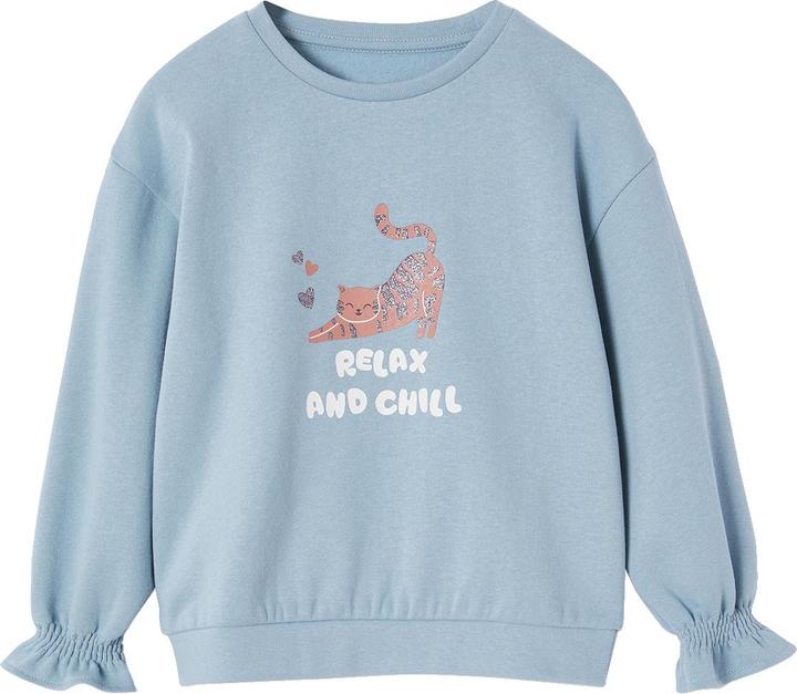 Vertbaudet Mädchen Sweatshirt mit Tierprint (98, 104)