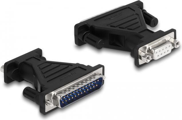 Actual product image Delock Adapter USB 2.0 Type-A to 1 x Serial RS-232 D-Sub 9 + Adapter D-Sub 25 (1.80 m)