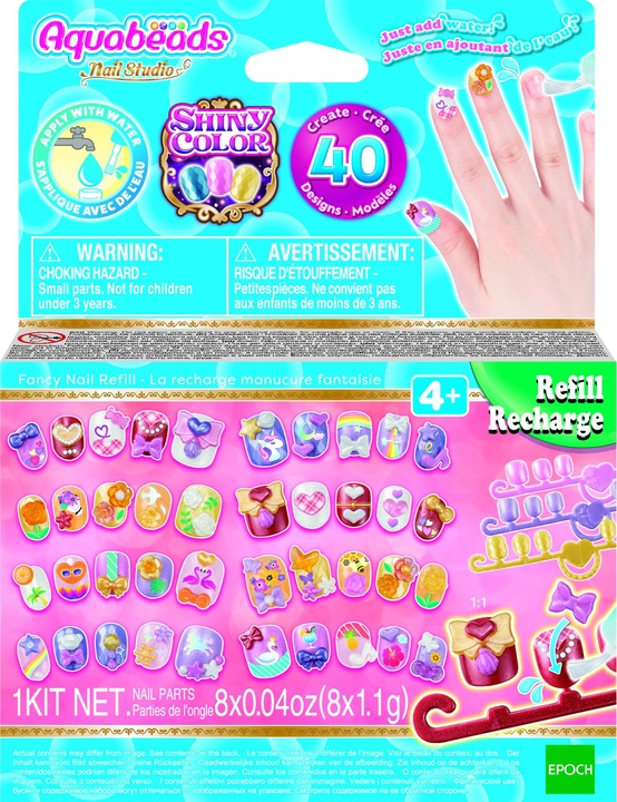 Produktbild Epoch Fingernägel Nachfüll Set gelb/pink (Kunstnägel, Mehrfarbig)