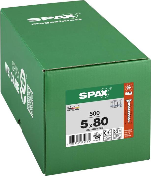 Actual product image Spax Countersunk Multi-Head T-Star Plus T20 Partially Threaded Wirox (200 Screws per piece)