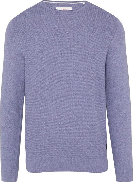 Immagine prodotto s.Oliver Strickpullover Strickpullover mit Strukturmix und Logo-Patch (XXL)