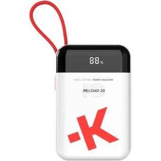 Skross Reload 20 Travel (20000 mAh, 22 W, 74 Wh), Powerbank, Weiss